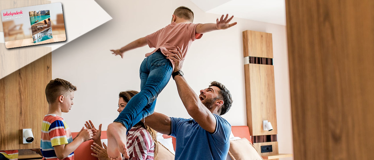 E-coffret cadeau Weekendesk - Mini-vacances en famille