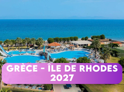 GRÈCE - CLUB MARMARA DORETA BEACH 4* DU 19 AU 26 AVRIL 2027